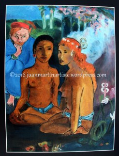 D'après Paul GAUGUIN "Contes barbares"