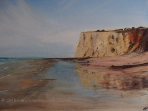 Marée basse sur Mers-les-bains